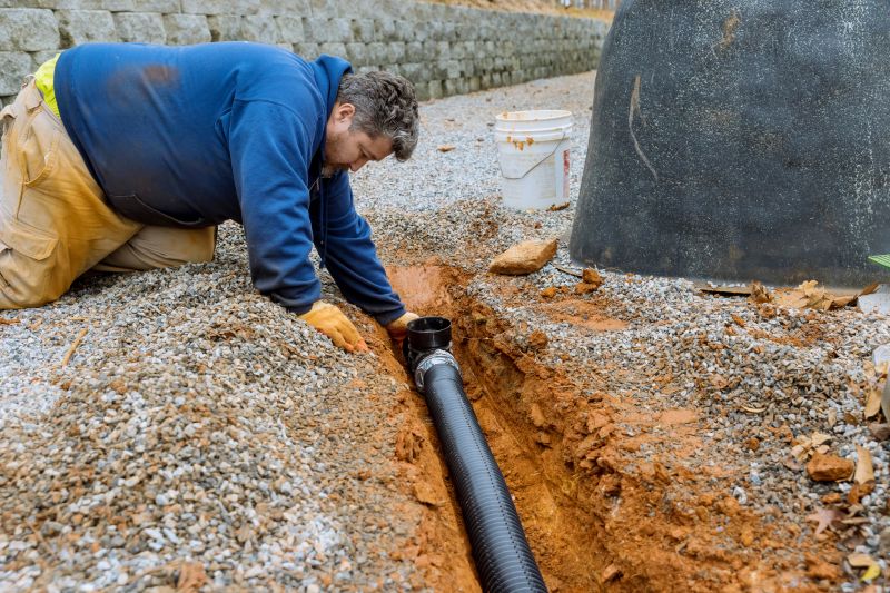 Underground Gutter Drainage Service