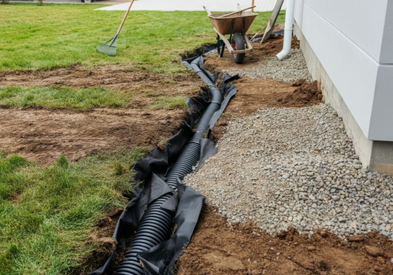 French Drain Setup