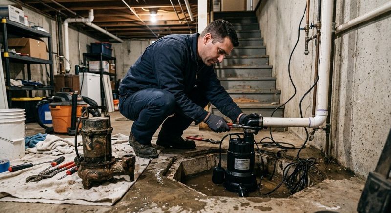 Sump Pump Installation in Huntsville, AL